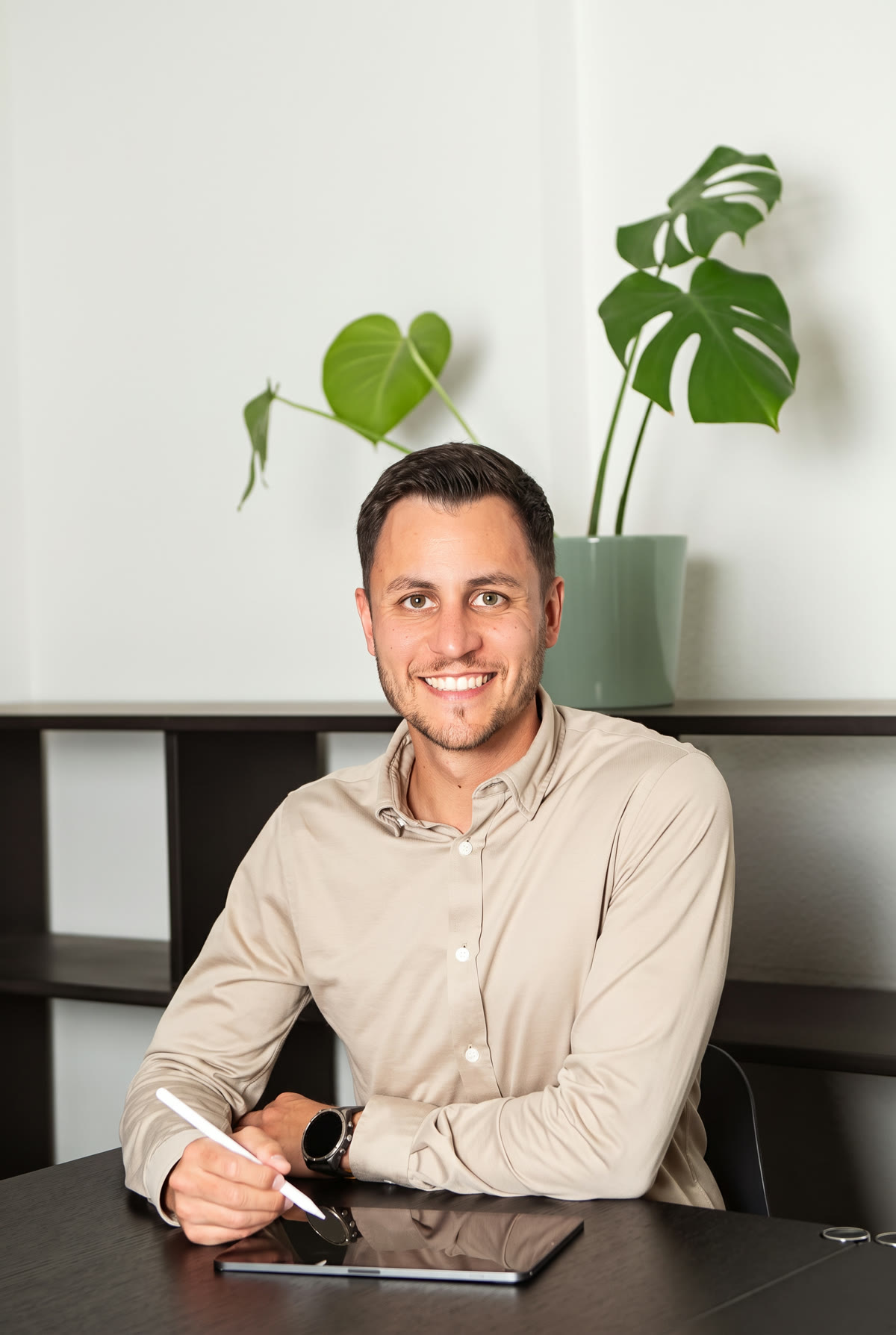 Dario Vistocco bei der Arbeit