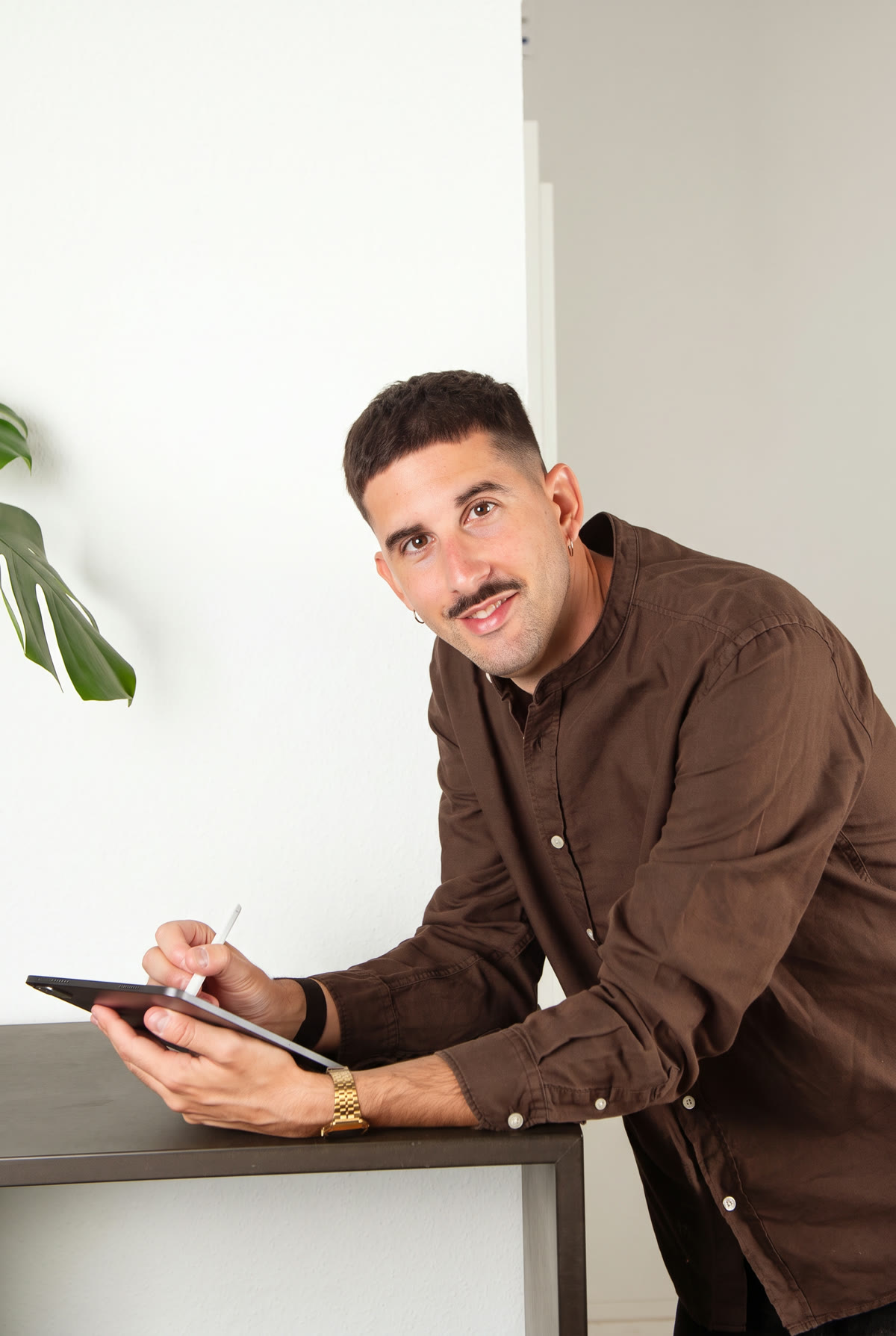 Samuel Vila bei der Arbeit
